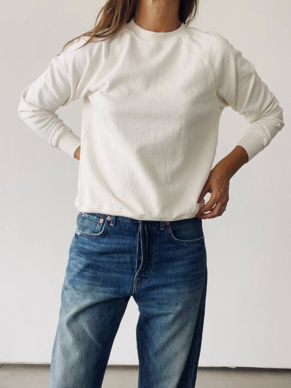Hey Gang The Sweatshirt in Natural